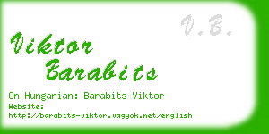 viktor barabits business card